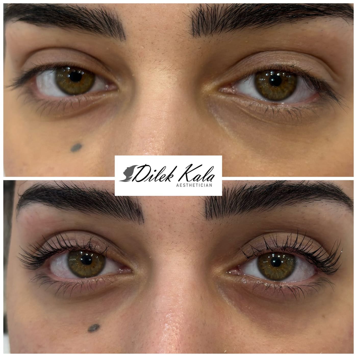 LVL Lashes before and after result 2